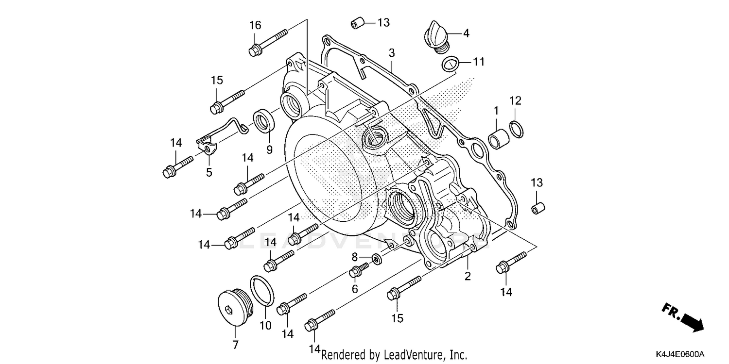 RIGHT CRANKCASE COVER
