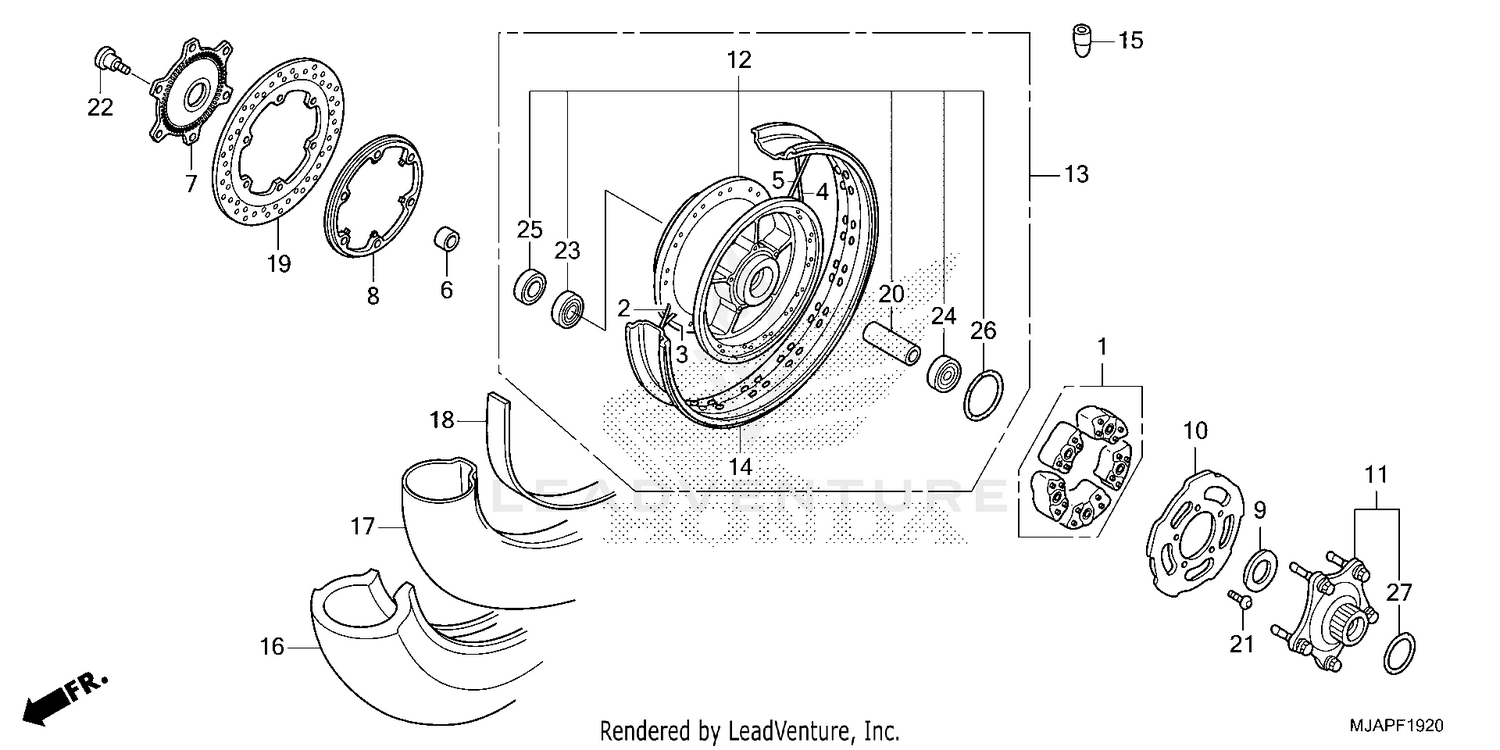 REAR WHEEL (DISK BRAKE)