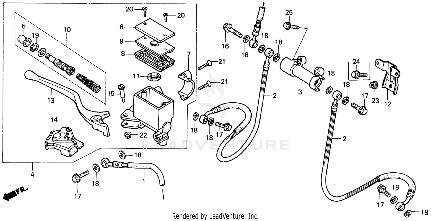 FRONT BRAKE MASTER CYLINDER