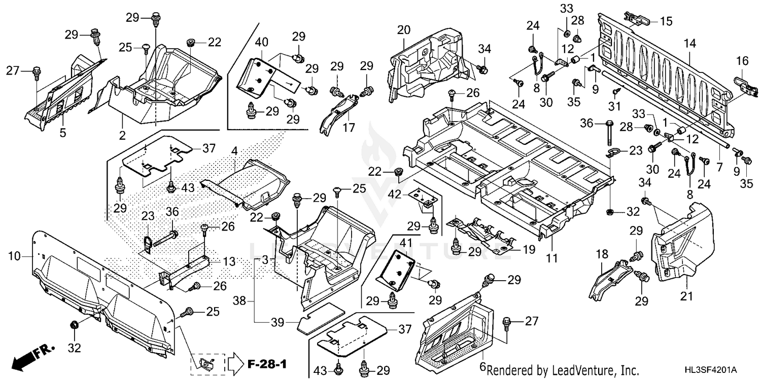 BED PLATE@REAR GATE (2)