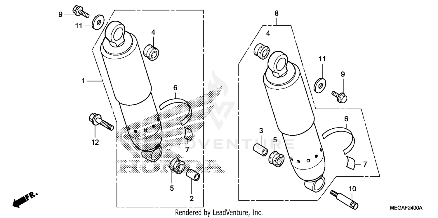 REAR SHOCK ABSORBER