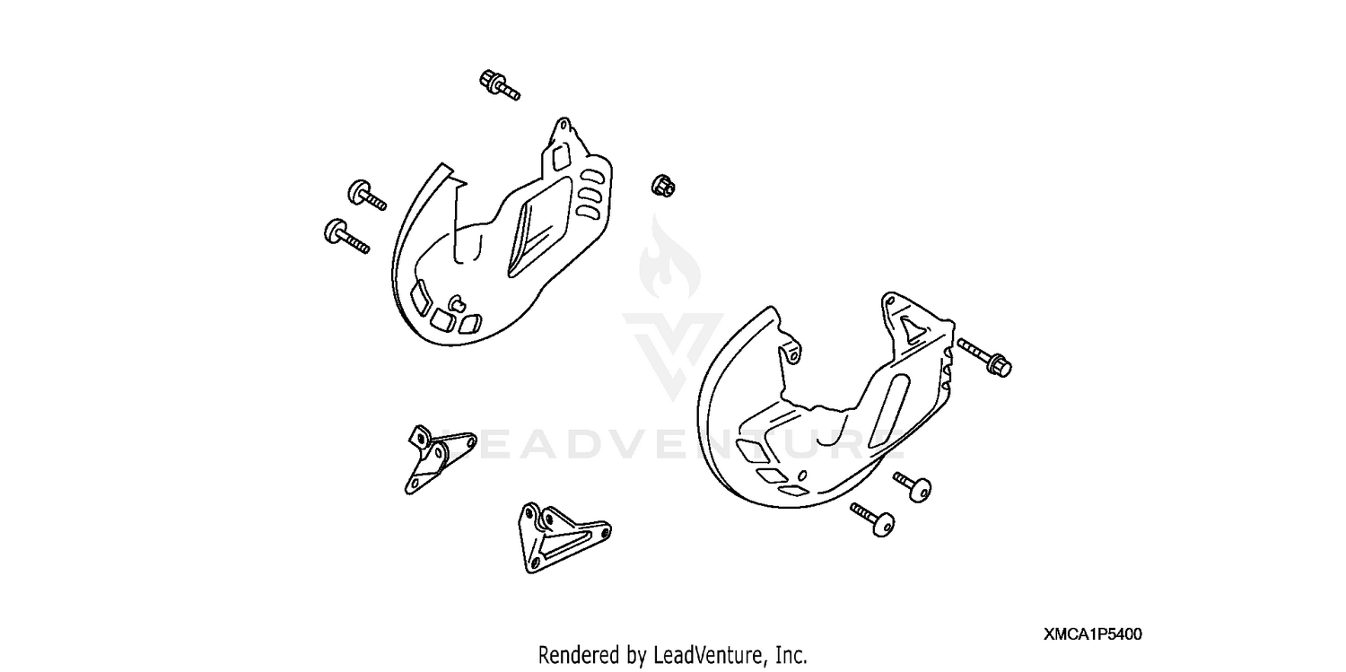 FRONT DISC COVERS        (CHROME)