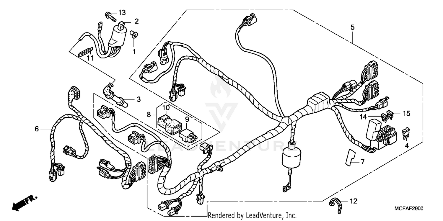 WIRE HARNESS (FR.)