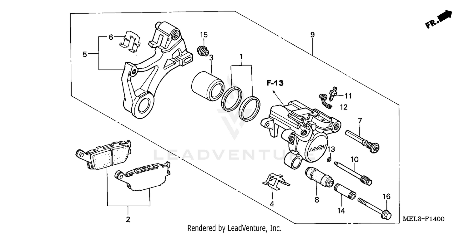 REAR BRAKE CALIPER (1)