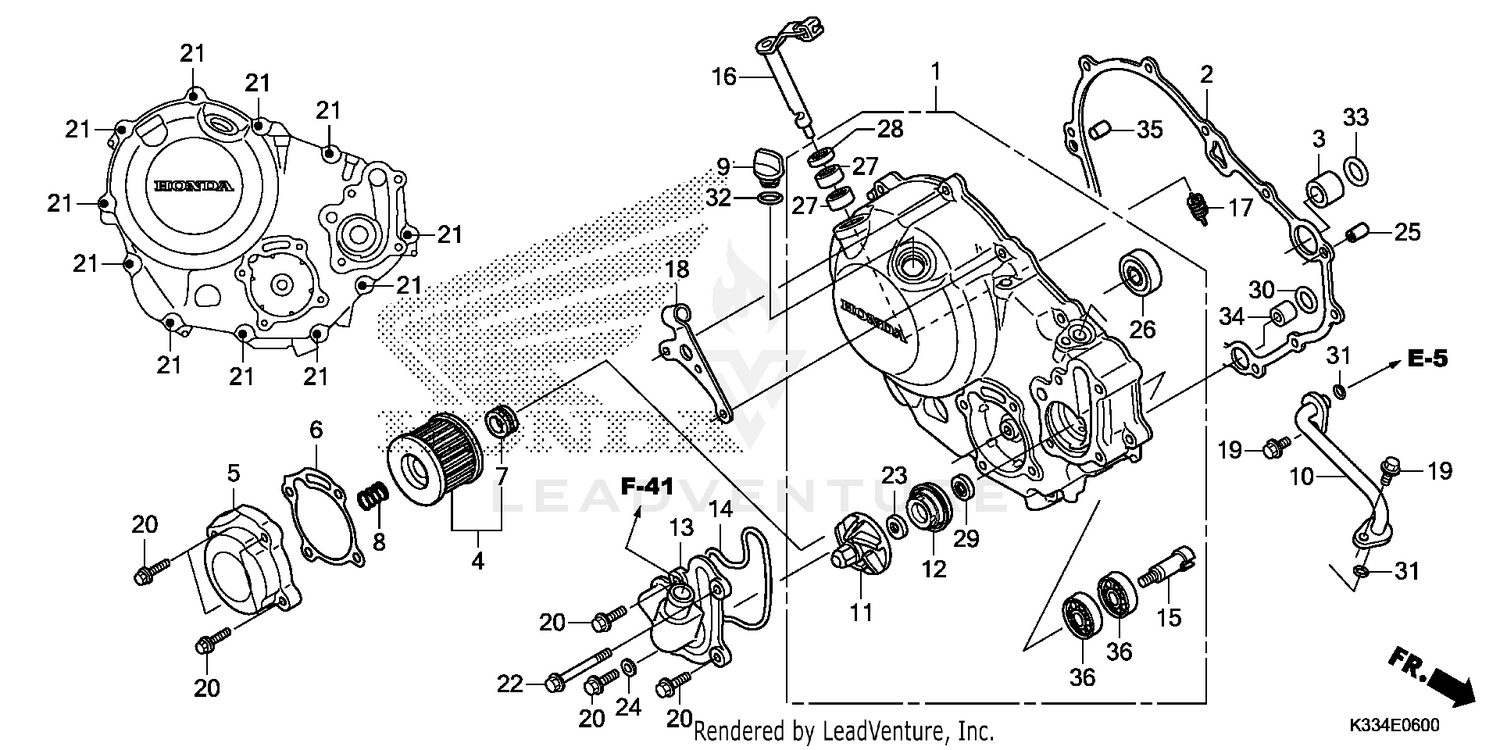 RIGHT CRANKCASE COVER