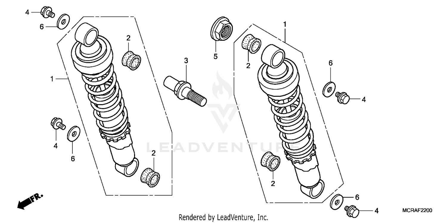 REAR SHOCK ABSORBER