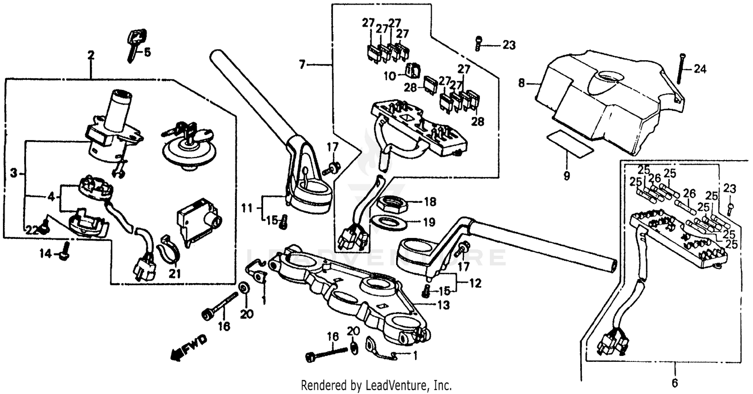 HANDLEBAR + TOP BRIDGE