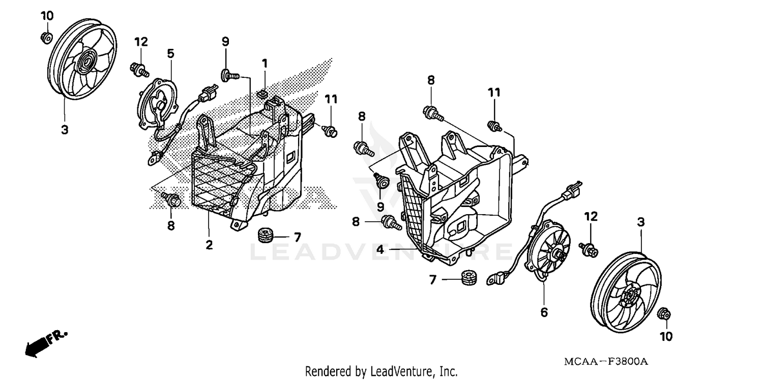 COOLING FAN (GL1800/A'05)
