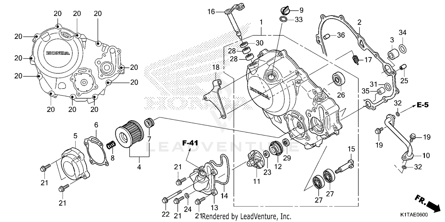 RIGHT CRANKCASE COVER