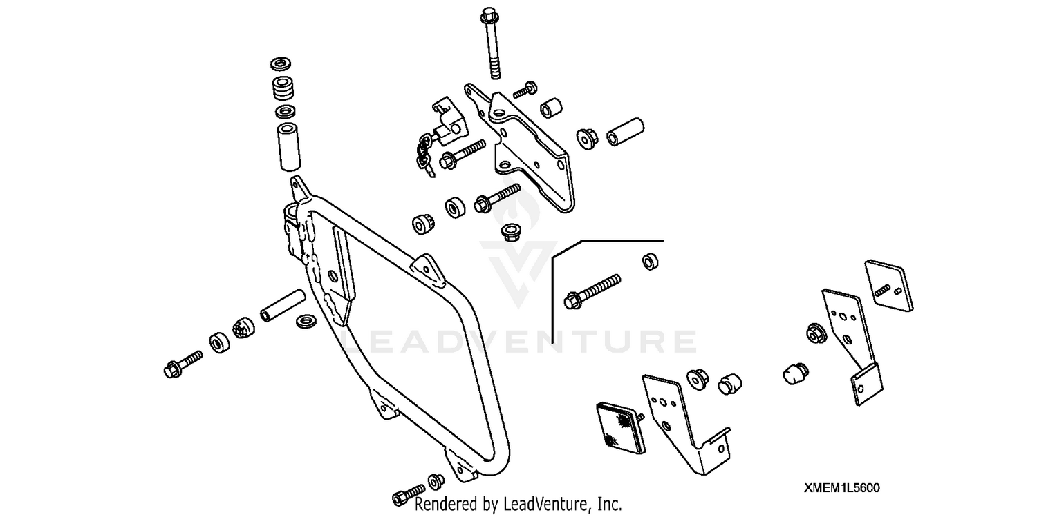 SADDLEBAG MOUNTING BRACKET
