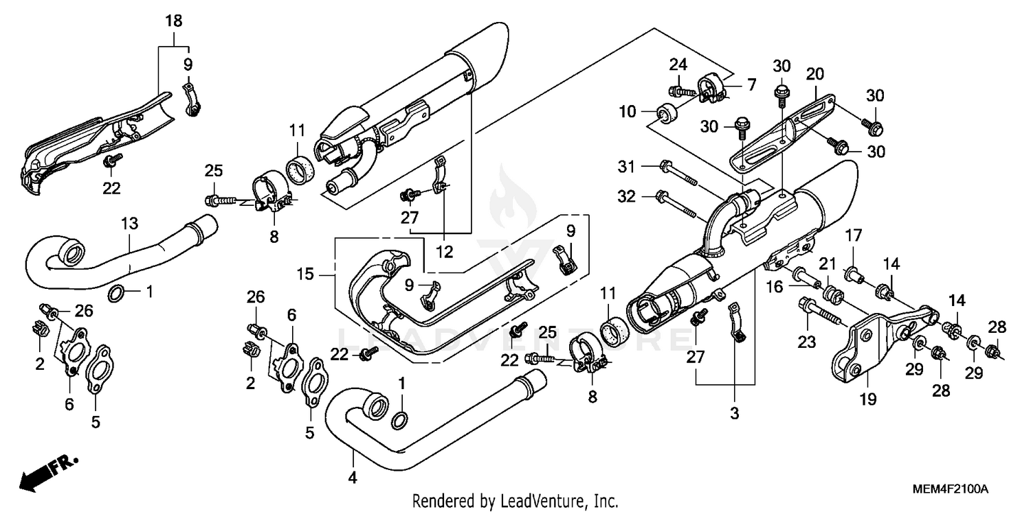 EXHAUST MUFFLER ('04-'07)