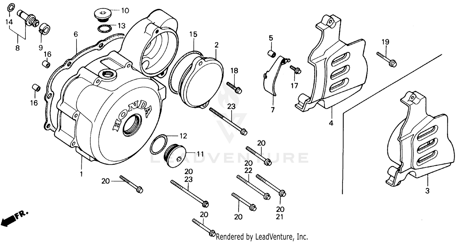 LEFT CRANKCASE COVER