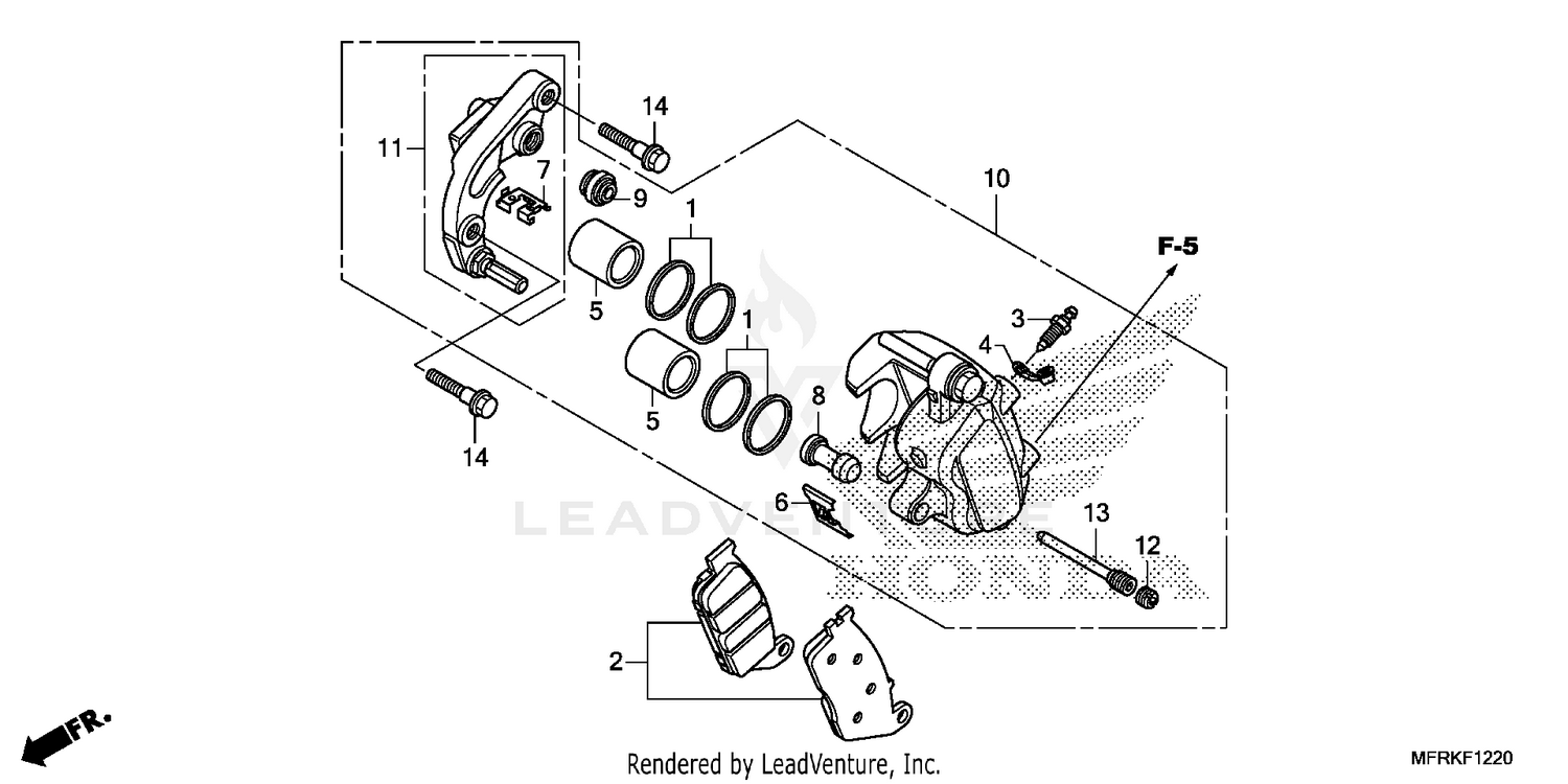 FRONT BRAKE CALIPER (1)