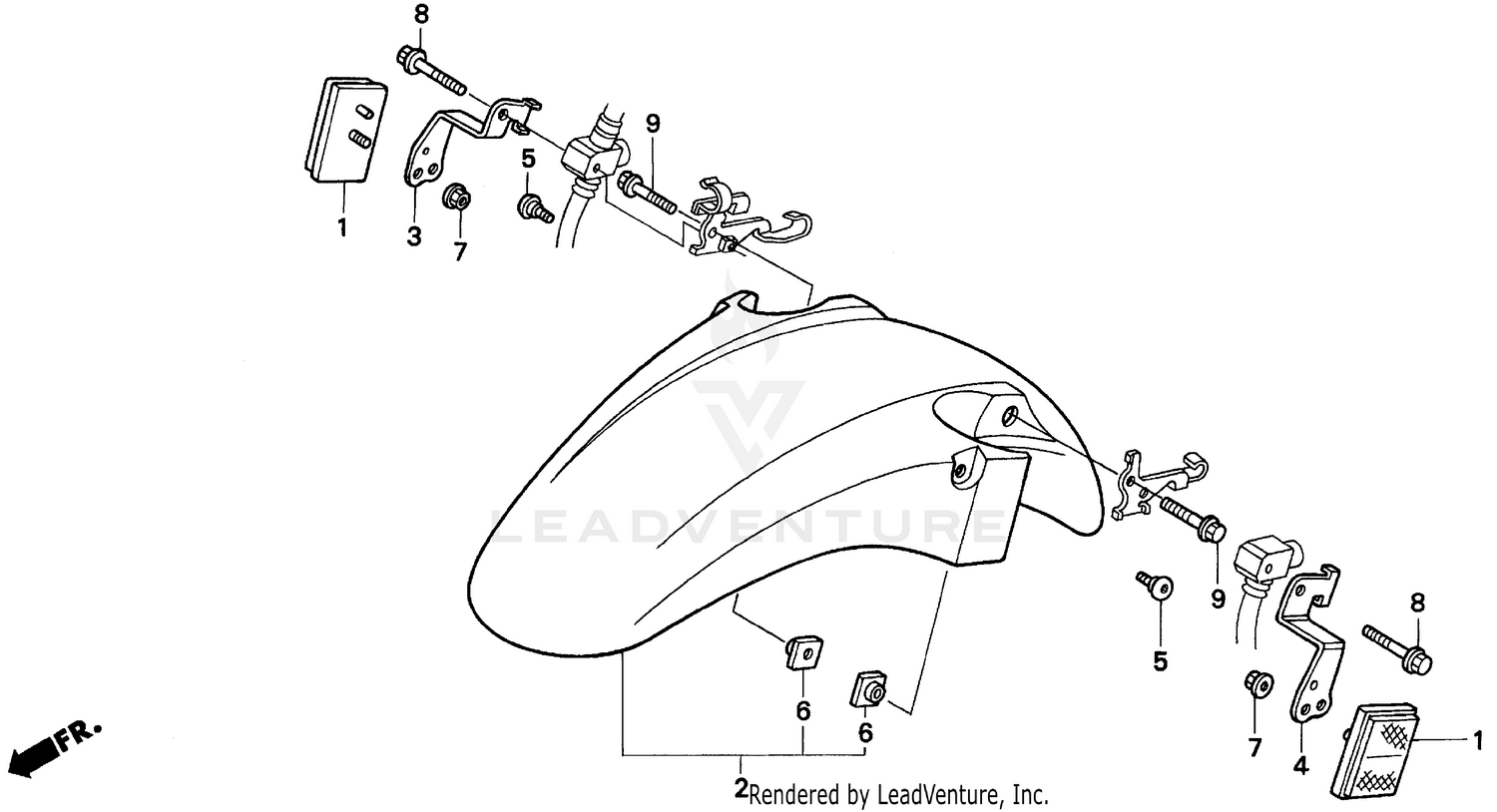 F3 FRONT FENDER 95-96