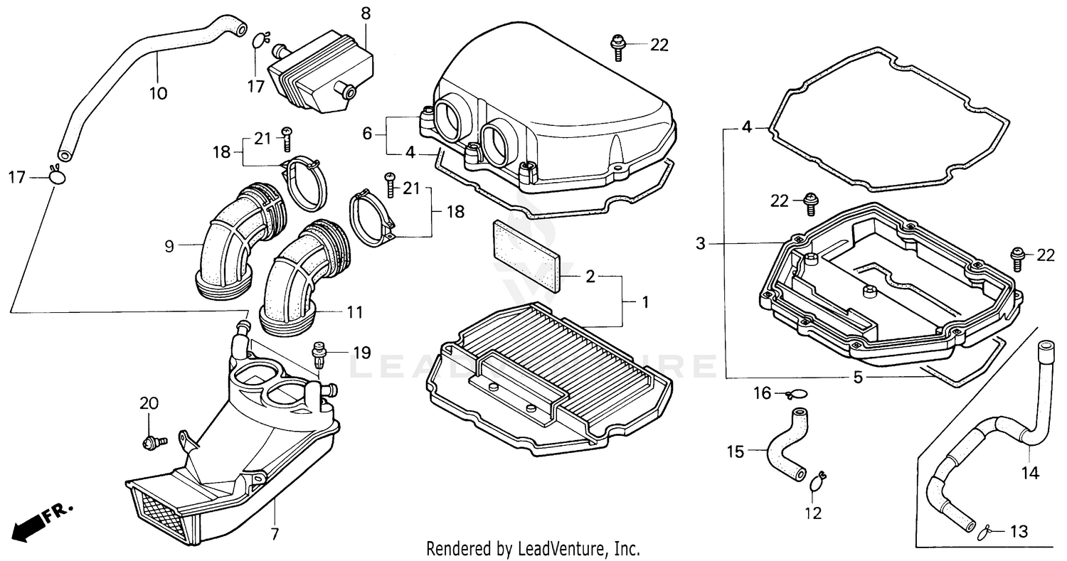 F3 AIR CLEANER 95-96
