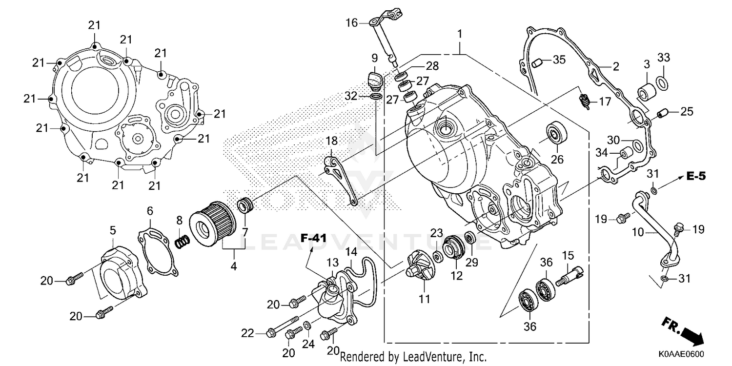 RIGHT CRANKCASE COVER