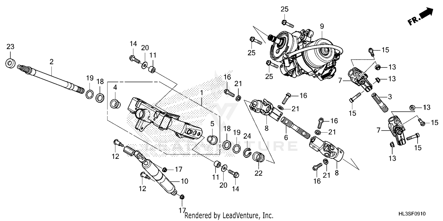STEERING SHAFT@STEERING  COLUMN (EPS)