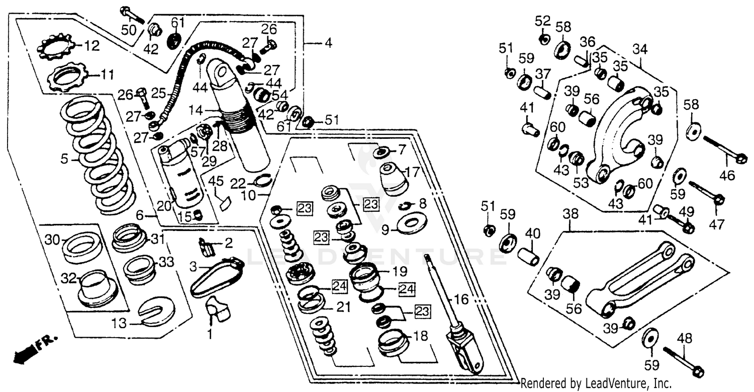 SHOCK ABSORBER 85-86