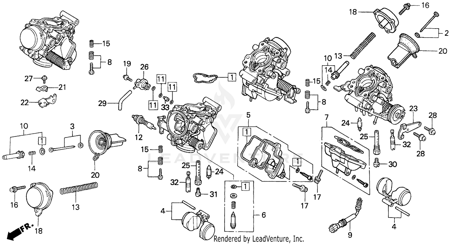 CARBURETOR COMP. 94-97
