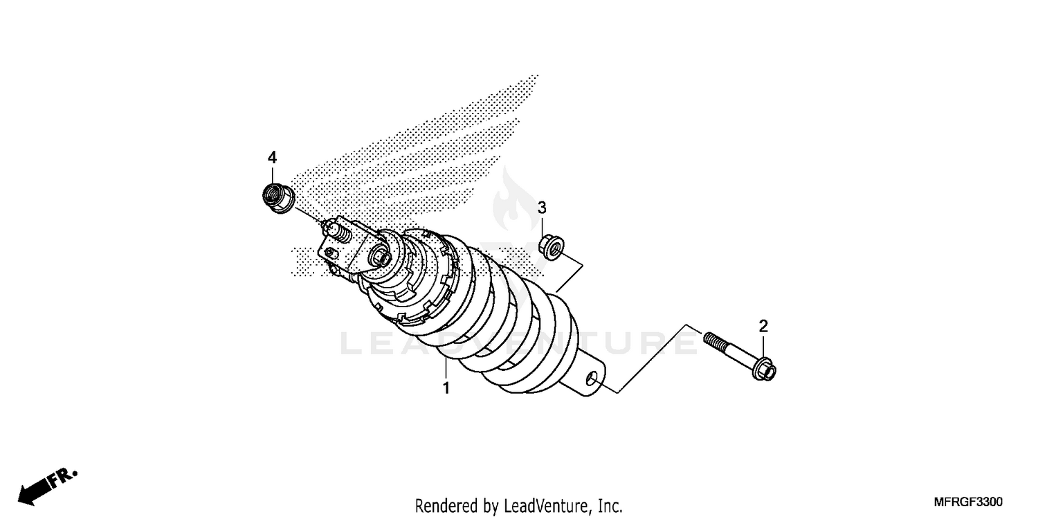 REAR SHOCK ABSORBER (1)