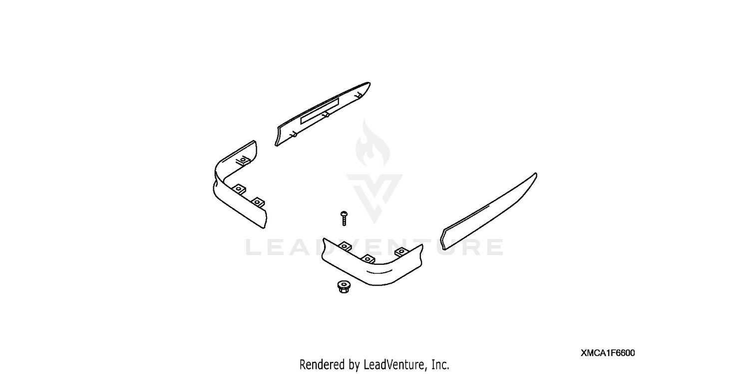 SADDLEBAG SPOILER (LOWER)