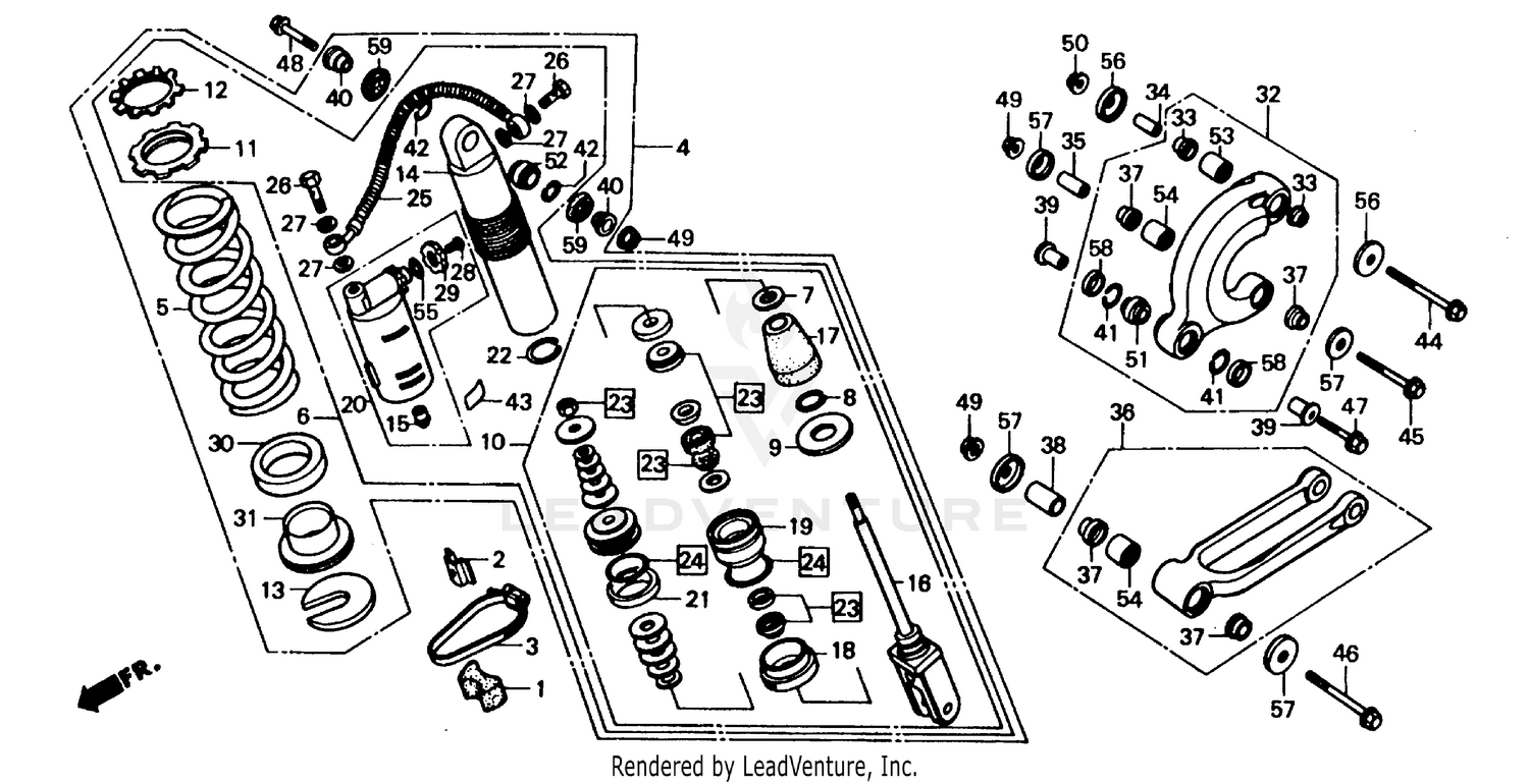 SHOCK ABSORBER 85-86