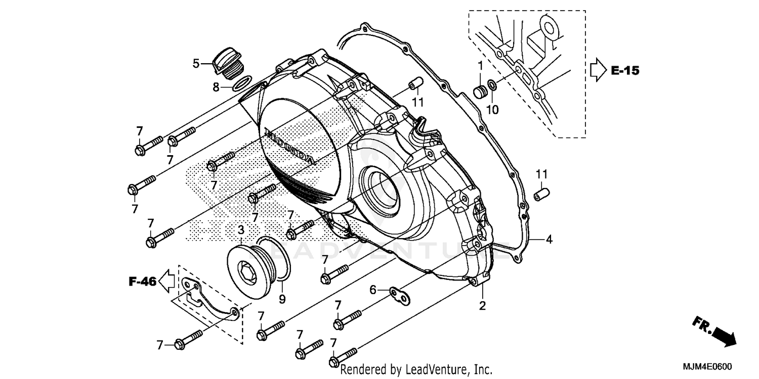 RIGHT CRANKCASE COVER
