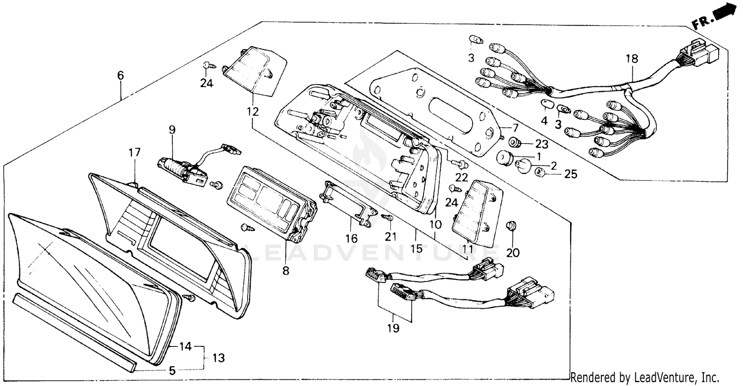 A/ SE-ISPEEDOMETER + TACHOMETER 86-87