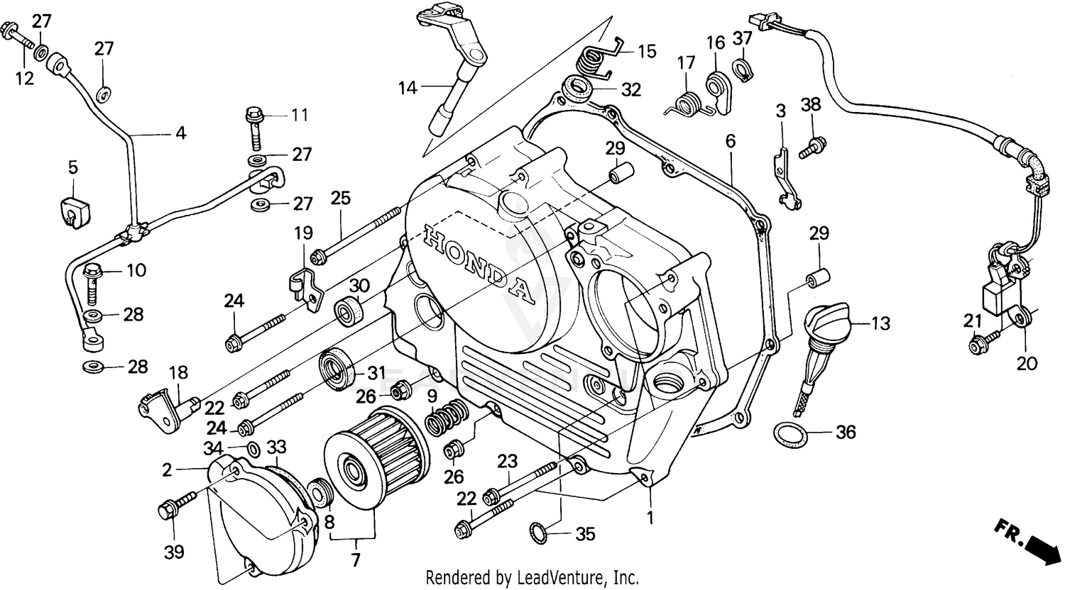 RIGHT CRANKCASE COVER