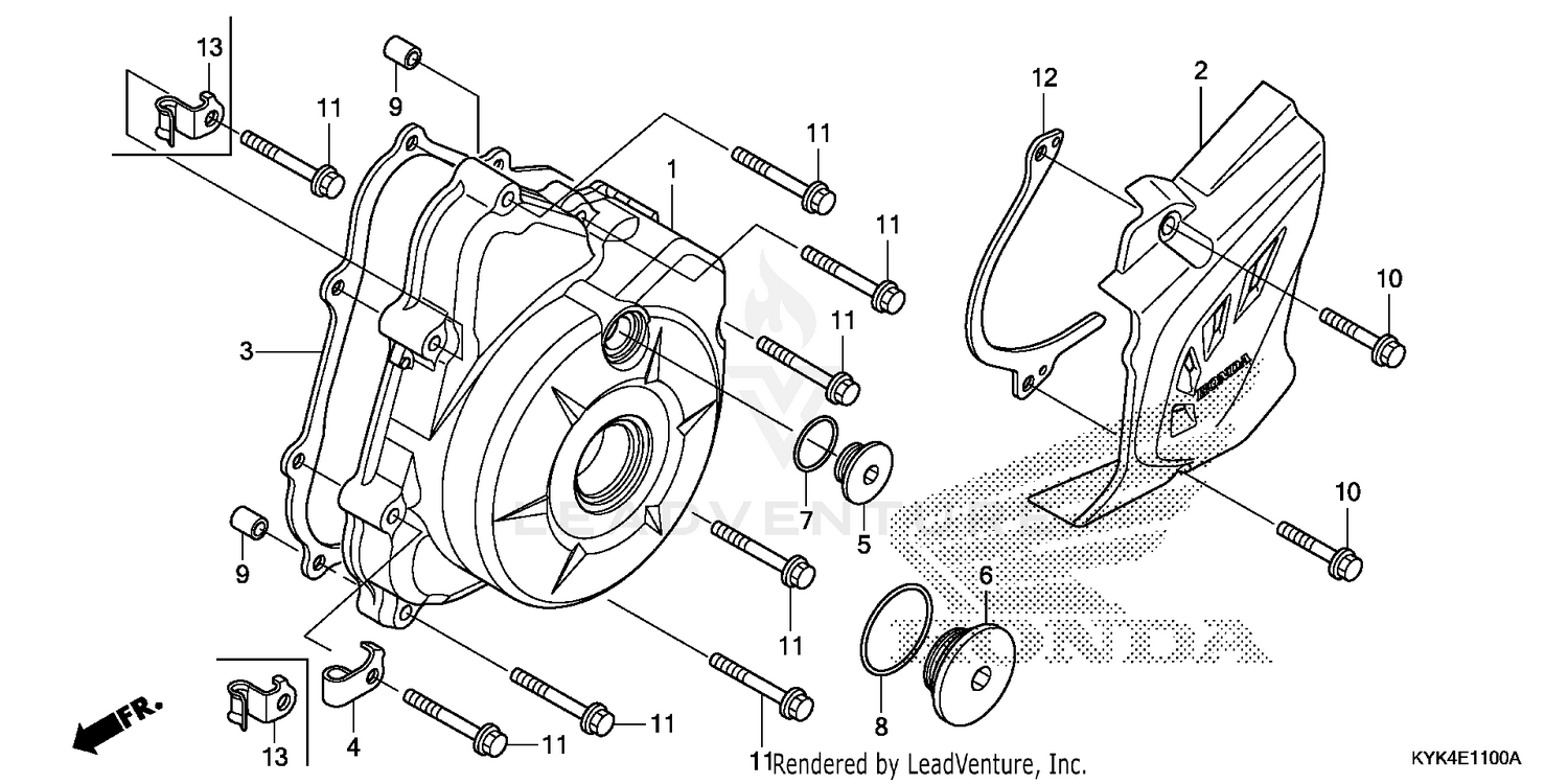 LEFT CRANKCASE COVER