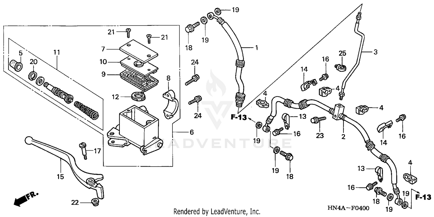 FRONT BRAKE MASTER CYLINDER