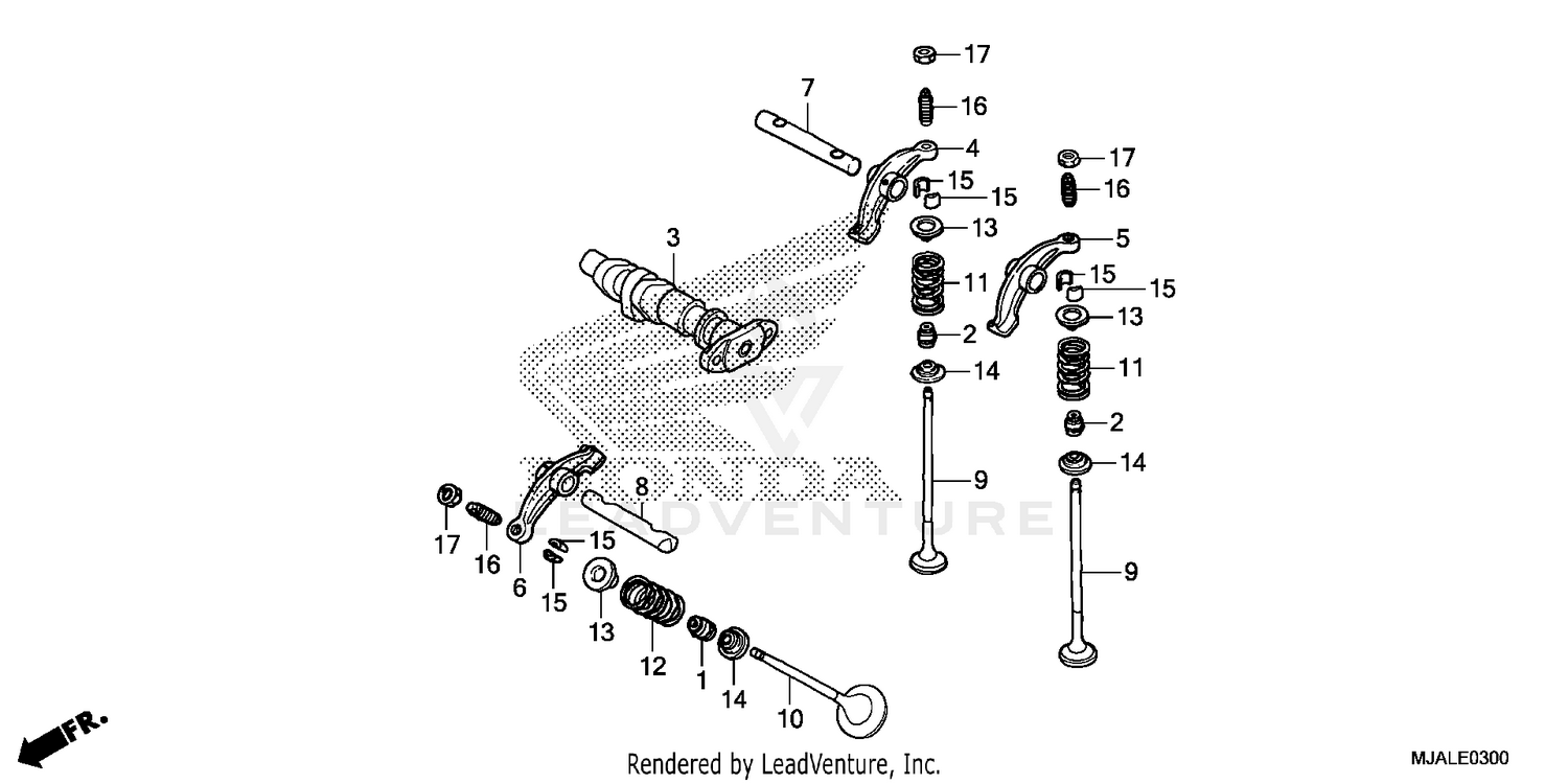 CAMSHAFT@VALVE (FR.)
