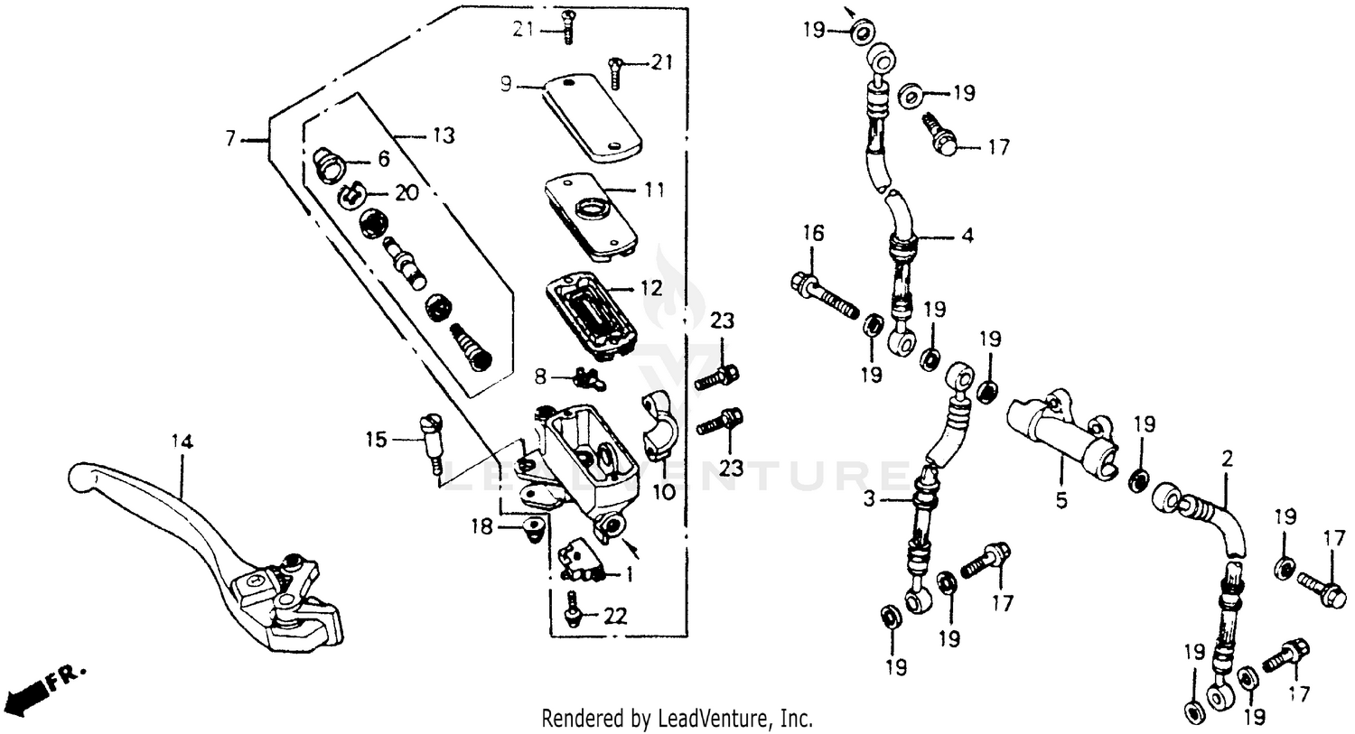 FRONT BRAKE MASTER CYLINDER