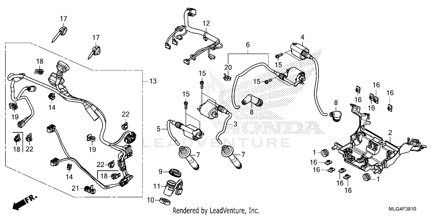 SUB HARNESS@IGNITION COIL