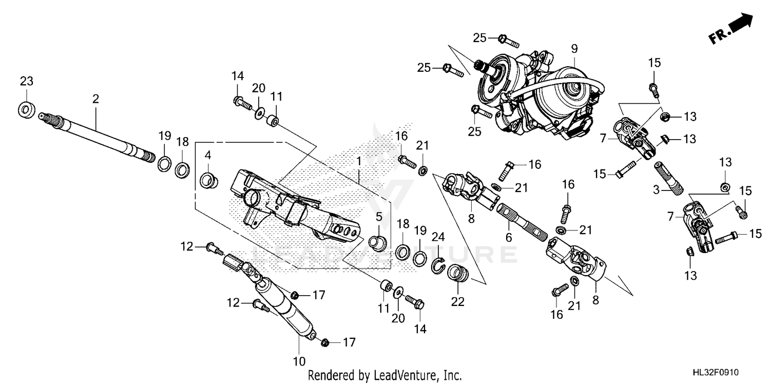 STEERING SHAFT@STEERING  COLUMN (2)