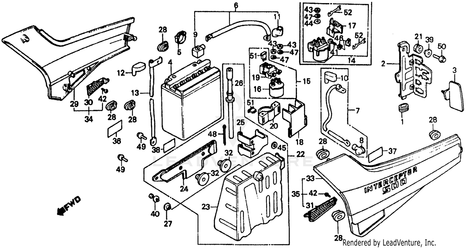 SIDE COVER + BATTERY