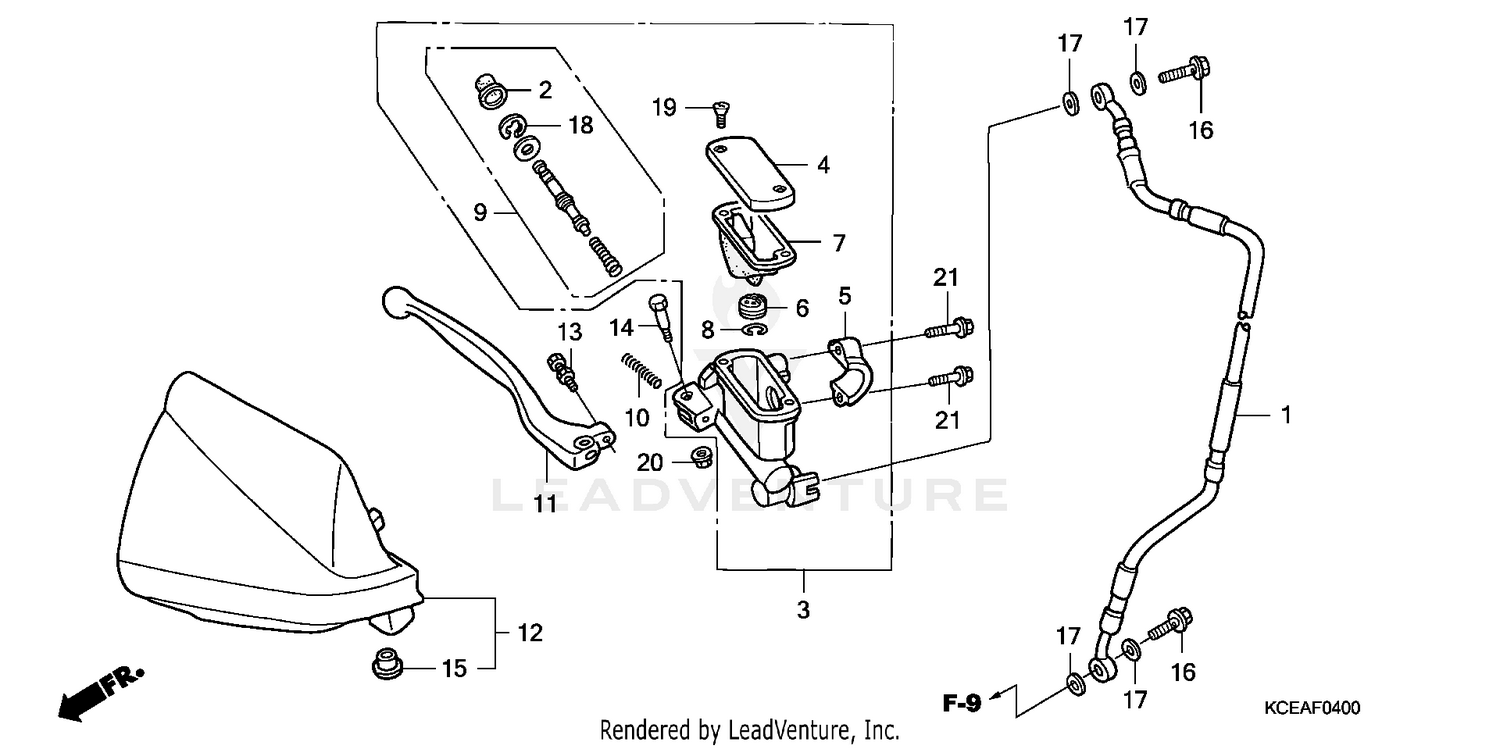FRONT BRAKE MASTER CYLINDER