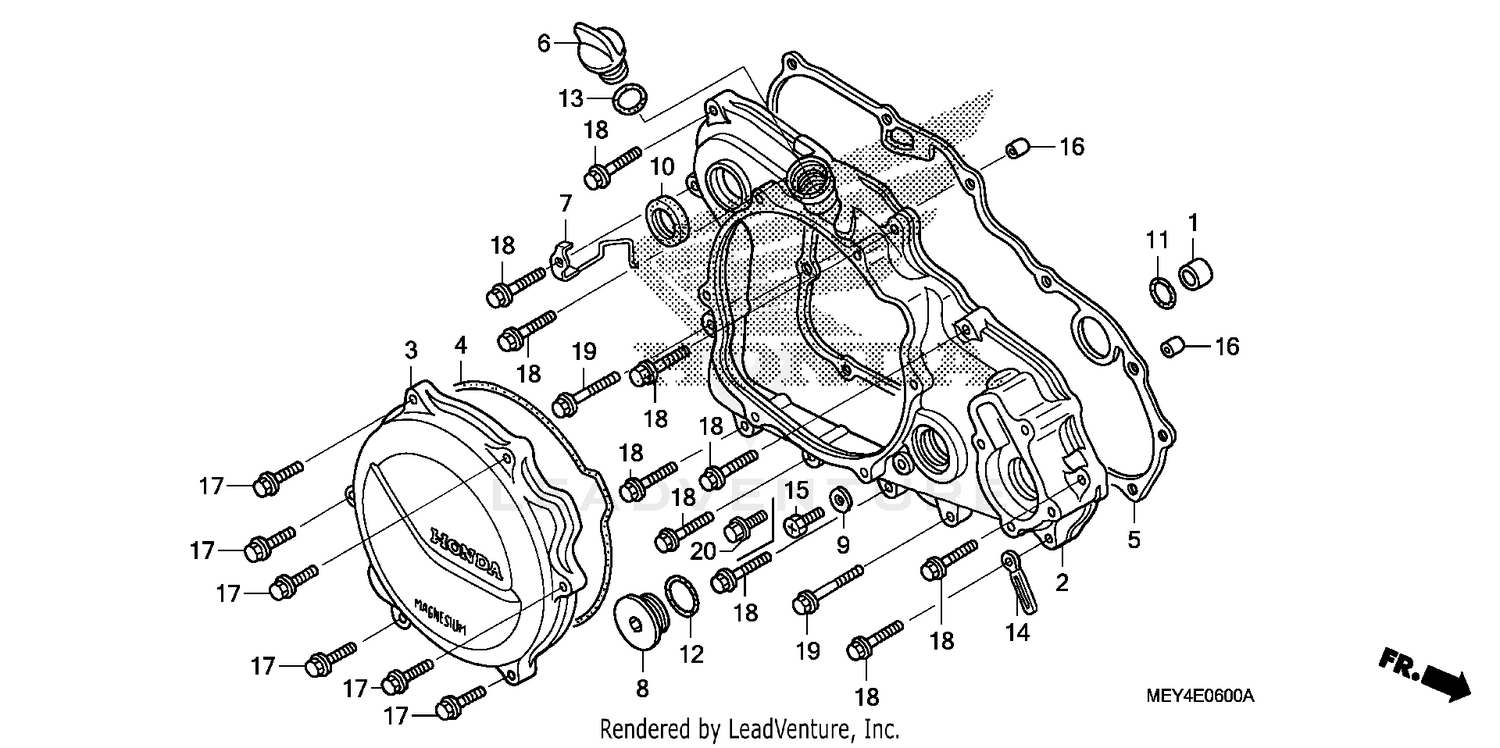 RIGHT CRANKCASE COVER