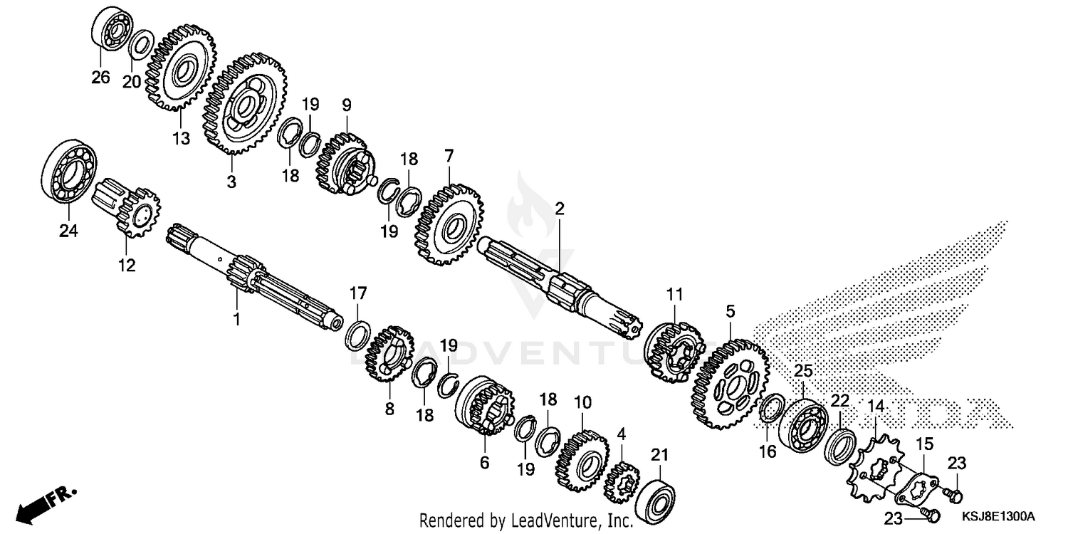 TRANSMISSION (CRF80F)