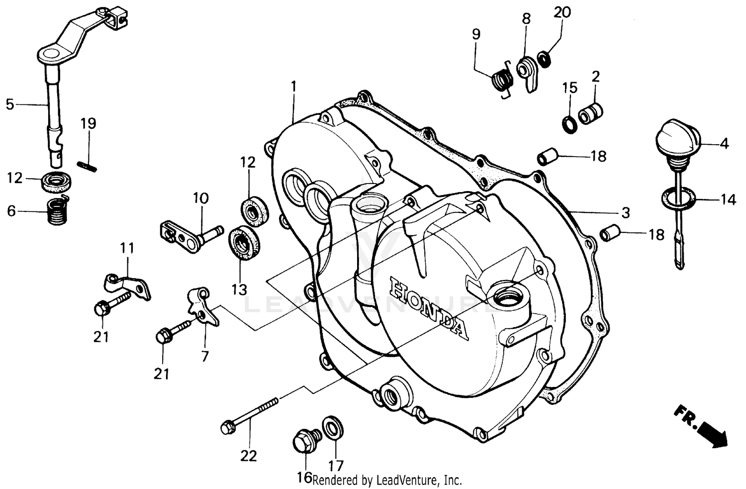 RIGHT CRANKCASE COVER