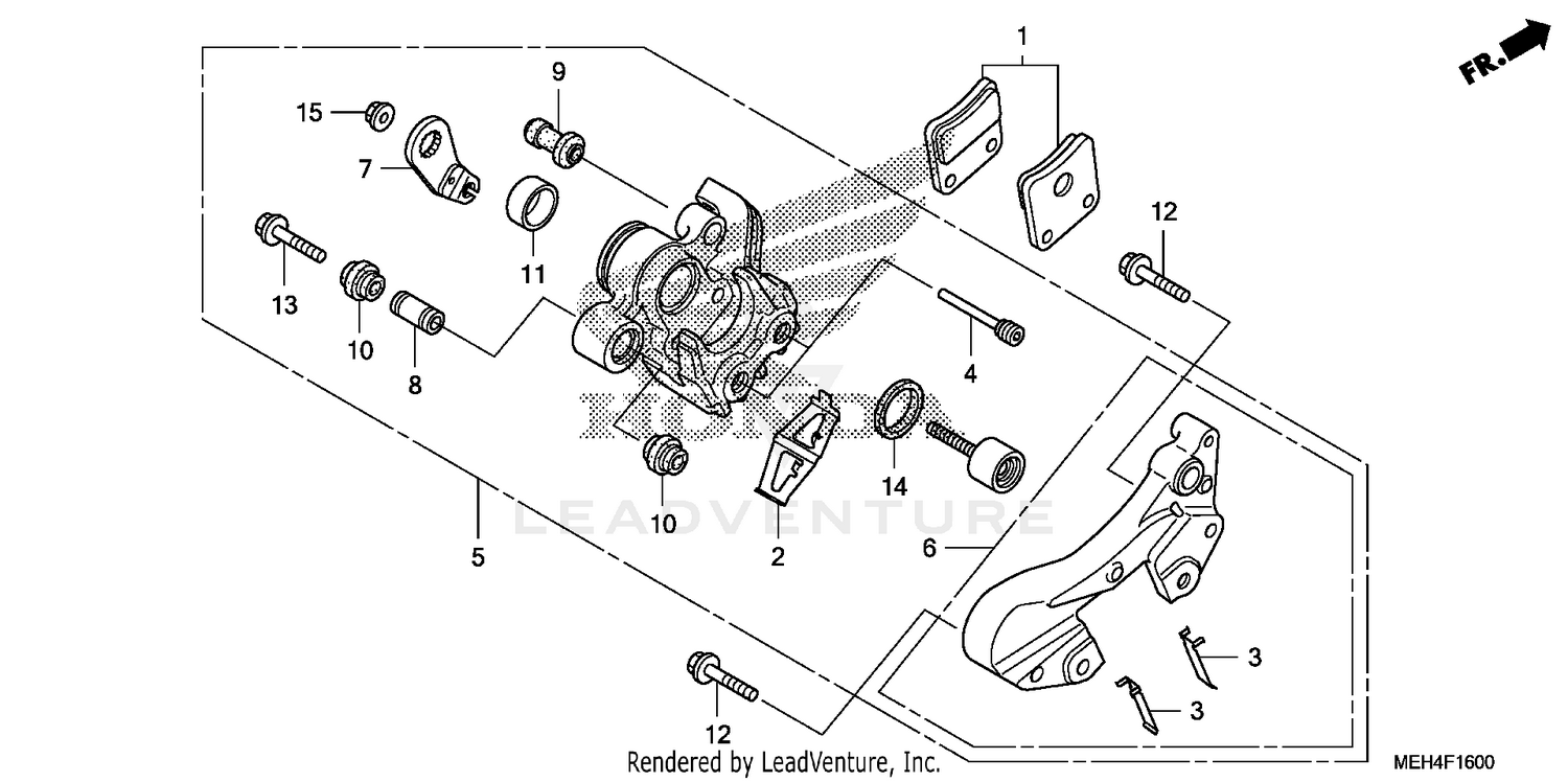 PARKING BRAKE CALIPER