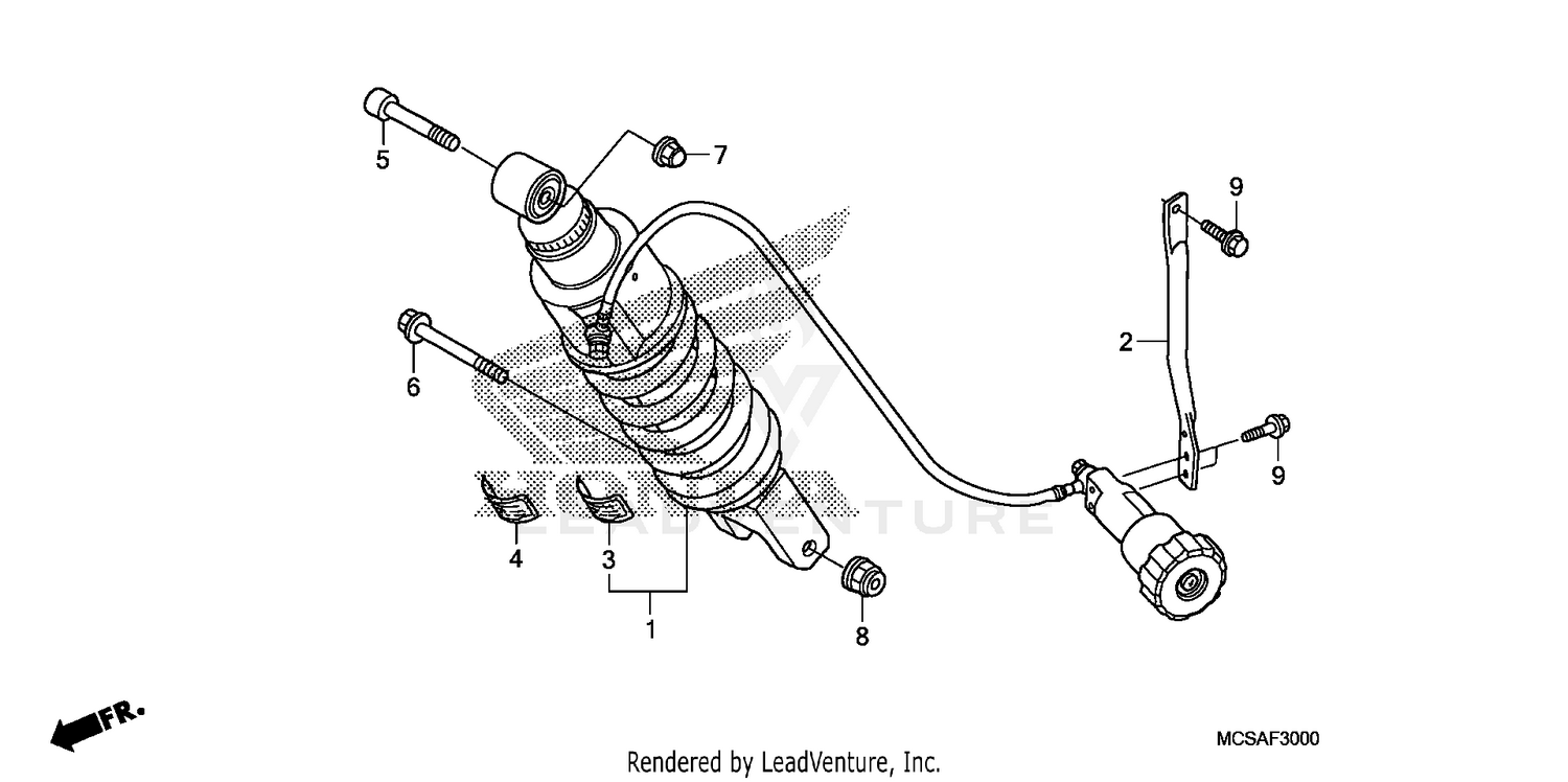 REAR SHOCK ABSORBER