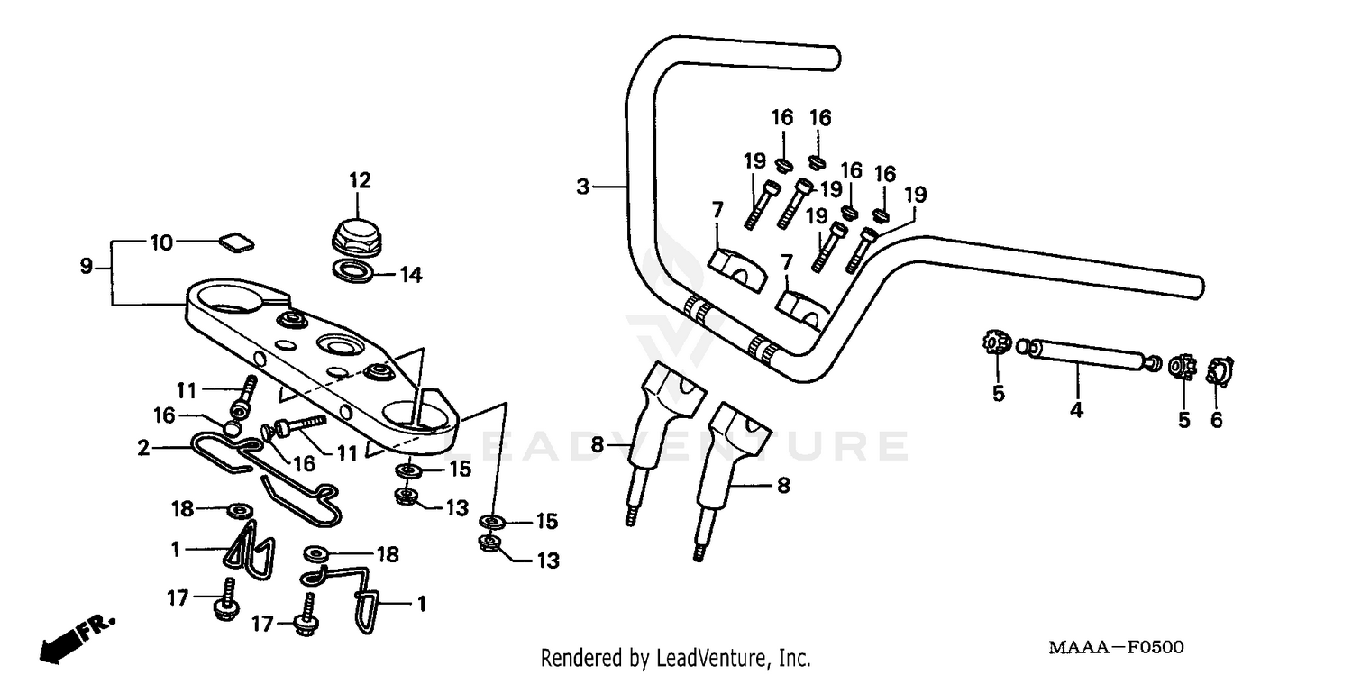 HANDLEBAR + TOP BRIDGE