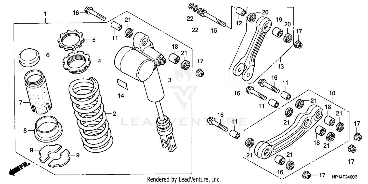 REAR SHOCK ABSORBER