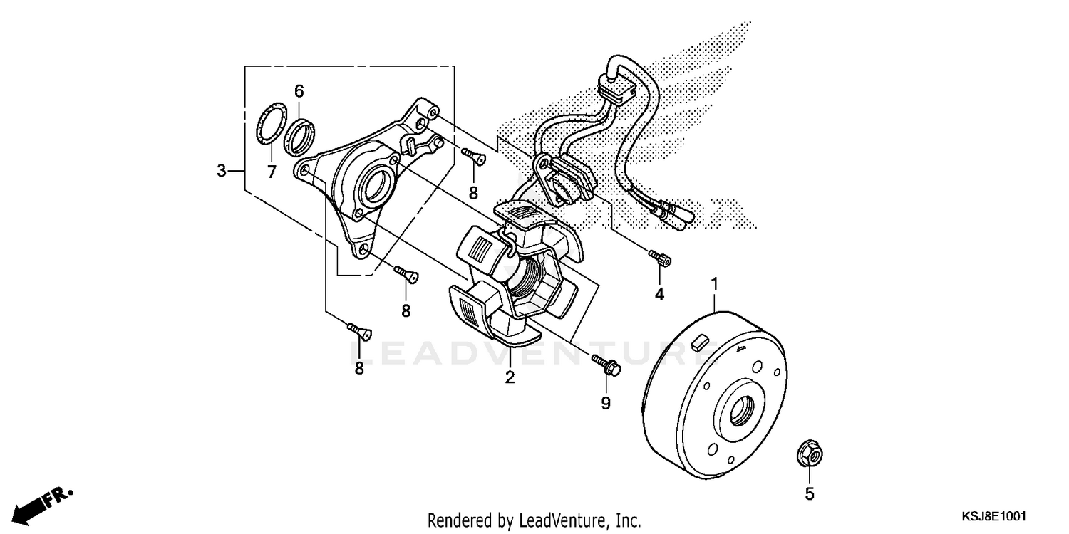 ALTERNATOR (CRF100F)