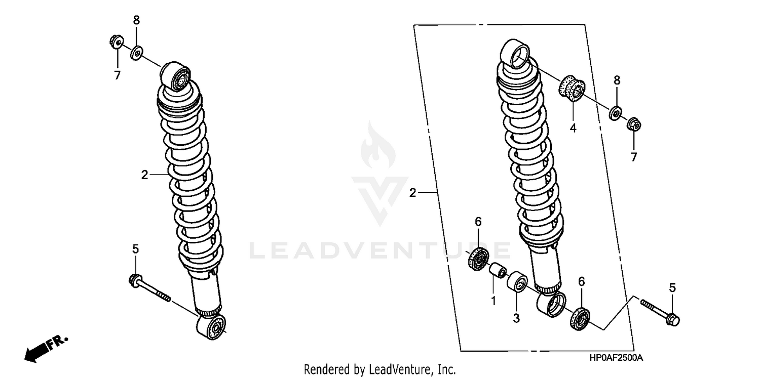 REAR SHOCK ABSORBER