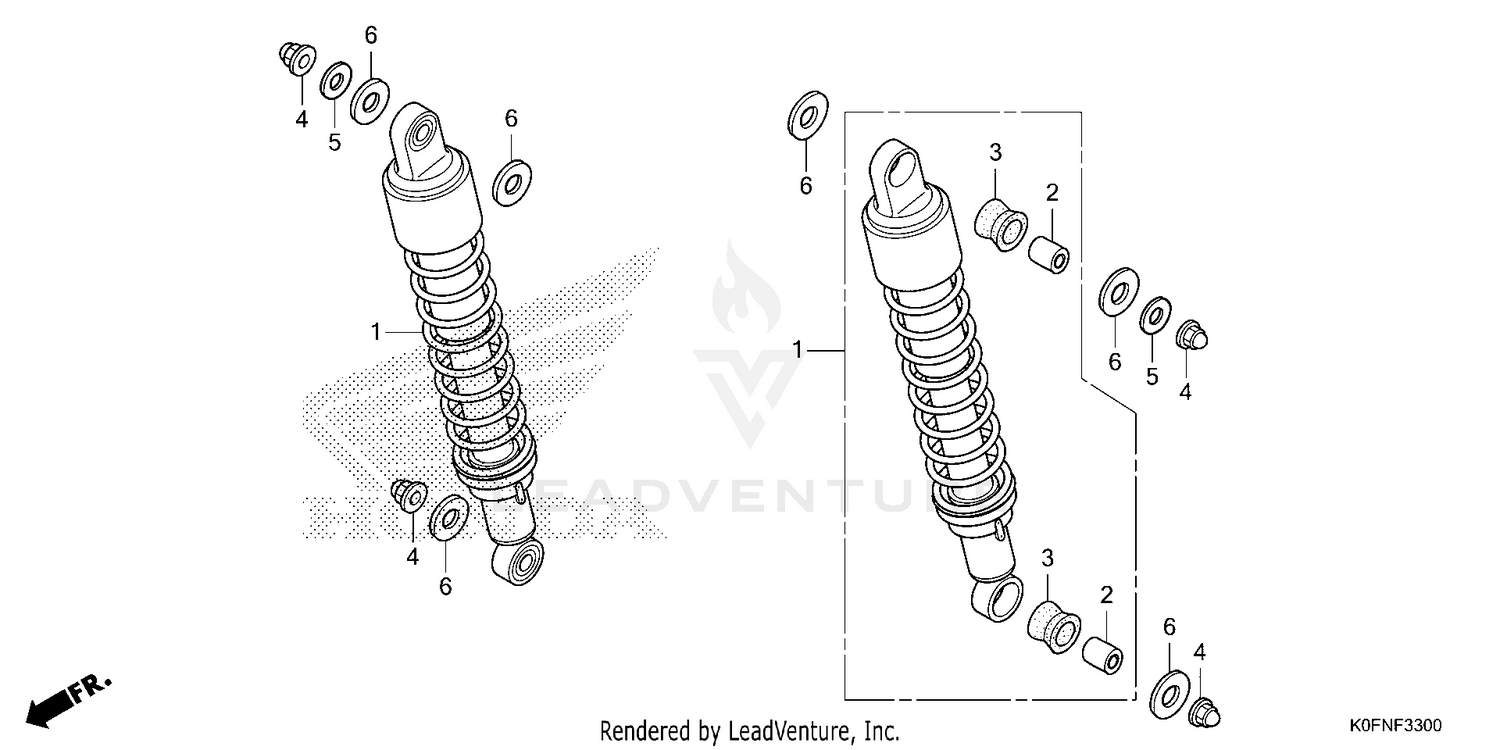 REAR SHOCK ABSORBER