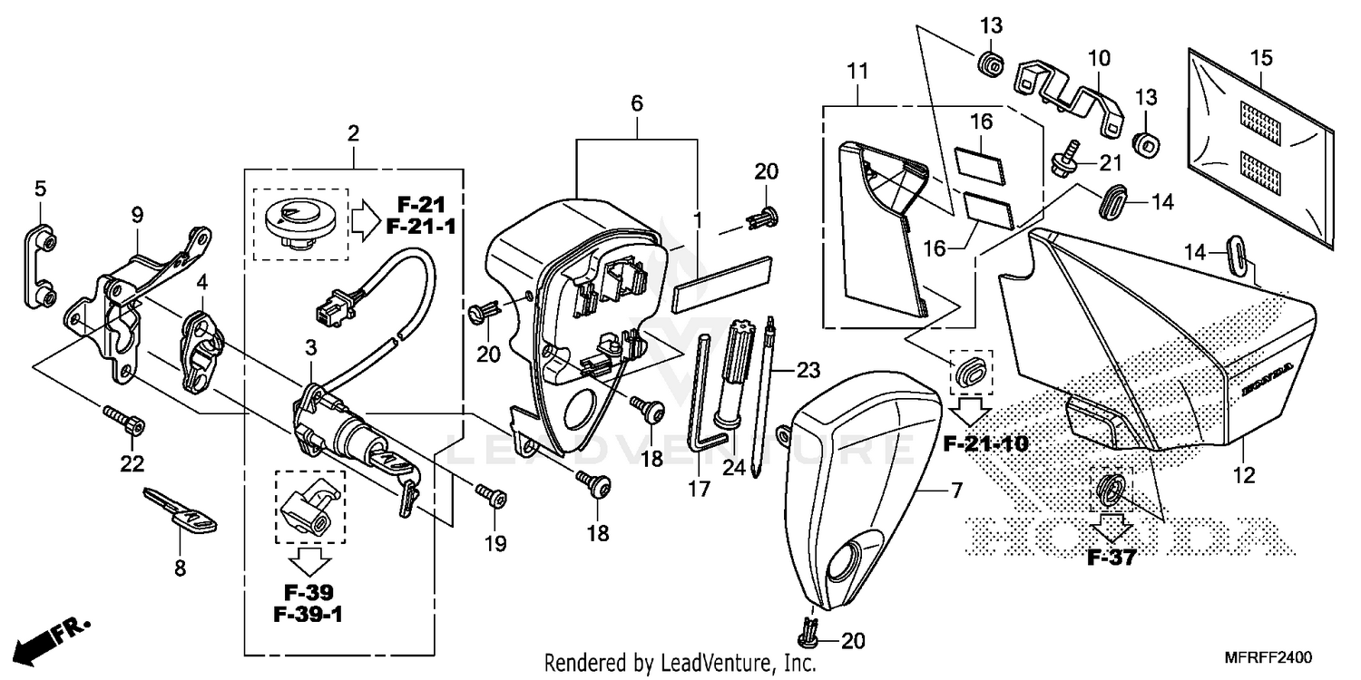SIDE COVER@TOOLS         @COMBINATION SWITCH