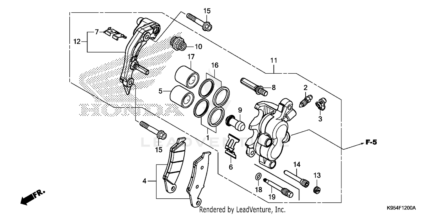 FRONT BRAKE CALIPER