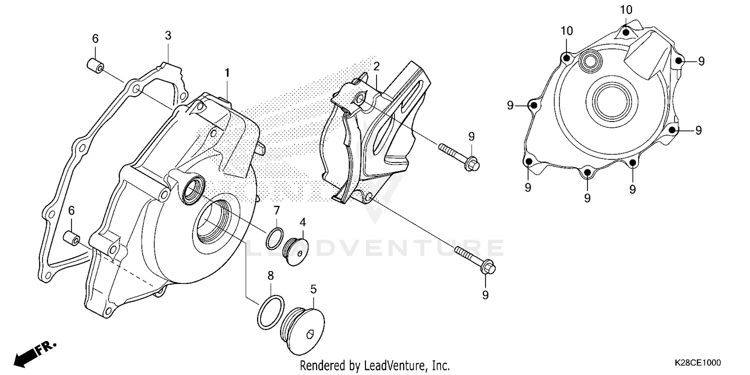 LEFT CRANKCASE COVER